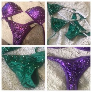 3 Suits- 1 Competition Bikinis & 2 posing suits